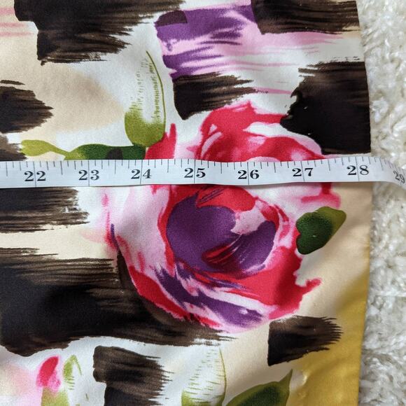 Y2K Floral Print Strapless Dress by Single Dress Pink Size Small - Picture 10 of 15